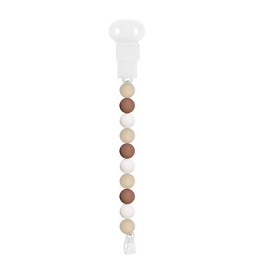 Attache-sucette Silicone sable/terracotta NATTOU