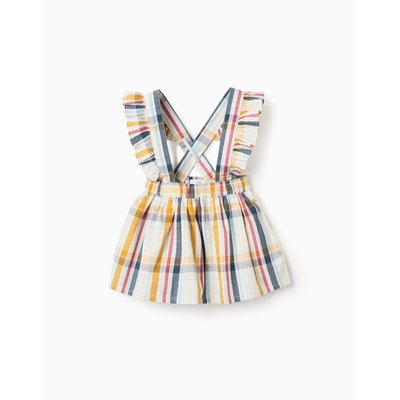 Robe-salopette en Coton à Carreaux Brothers & Sisters ZIPPY