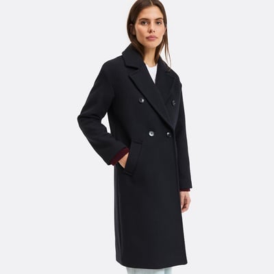 Manteau drap laine mélangée, Signature BARNABE LA REDOUTE COLLECTIONS