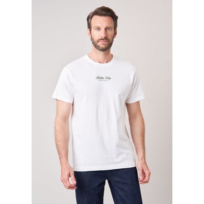 T-shirt loose homme en 100% coton imprimé pasta amore PASTA DEELUXE