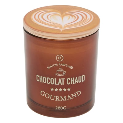 Bougie parfumée croissant Fra ronde 280 g ATMOSPHERA