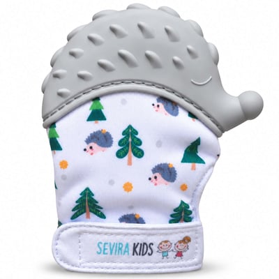 Moufle de dentition bébé sensorielle Hérisson SEVIRA KIDS
