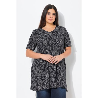 T-shirt long à imprimé floral, poches ULLA POPKEN
