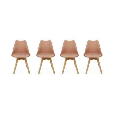Chaise scandinave bois de hêtre (lot de 4) NILS SWEEEK