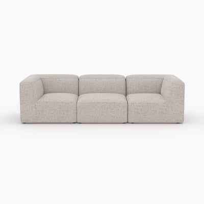 Canapé modulable en tissu 3 places - HESTIA MAISON PAVANE