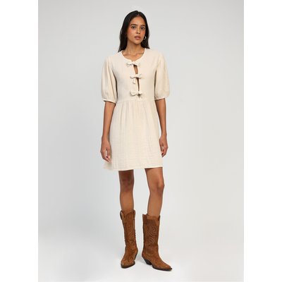 ROBE COURTE OLEONIA vanille AN'GE