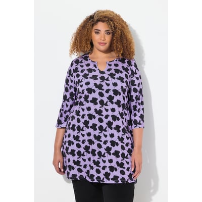 T-shirt long, col tunisien et manches 3/4 ULLA POPKEN