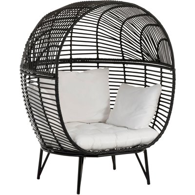 Fauteuil extérieur Lounge Houston en Acier RECOLLECTION
