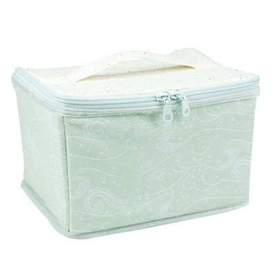 Vanity bebe - Vert d'eau et beige chiné TROIS KILOS SEPT