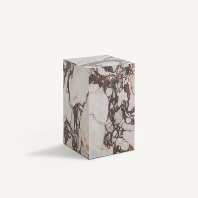 Bout de canapé, céramique effet marbre, Alcana AM.PM