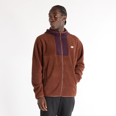 Polar Fleece Hooded Jacket Veste capuche manches longues. NEW BALANCE