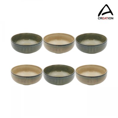 Lot de 6 bols médiums, TERRALHA ARD TIME