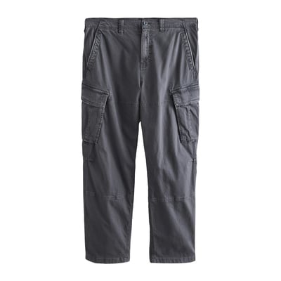 Pantalon cargo délavé en coton et stretch NEXT