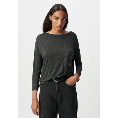 Sparkly thread T-shirt with sequins slogan pocket IKKS