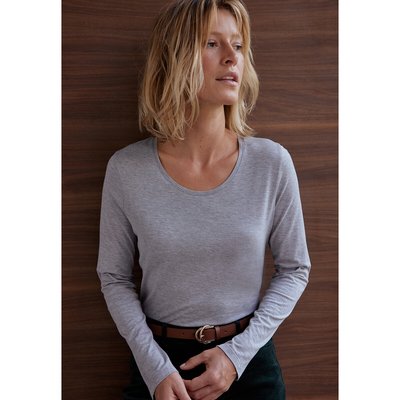 Tee shirt col rond manches longues ANNE WEYBURN
