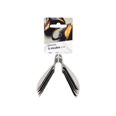 Lot De 6 Pinces À Moules ABSOLUMENT MAISON