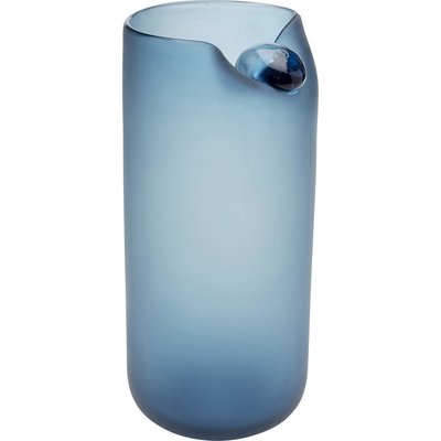 Vase Buckle 33cm bleu KARE DESIGN