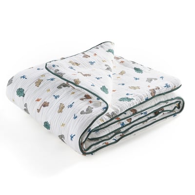 Couverture bébé gaze de coton, DINO POP LA REDOUTE INTERIEURS