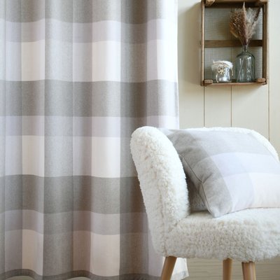 Rideau thermique et occultant  - Effet laine chaleureux HOME MAISON