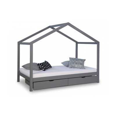 Lit D Enfant Cabane et Tiroirs HOMESTYLE4U