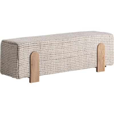 Banquette bout de lit en laine RECOLLECTION