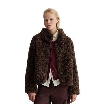 Veste en peluche, coupe standard en peluche Curly toute douce MARC O’POLO DENIM