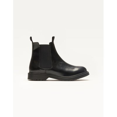 Bottines plates femme vernis noir La Redoute