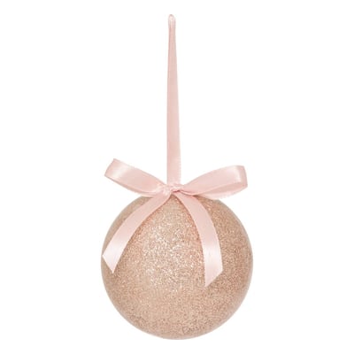 Boule de Noël en papier unie noire D. 75 mm FEERIC LIGHTS & CHRISTMAS
