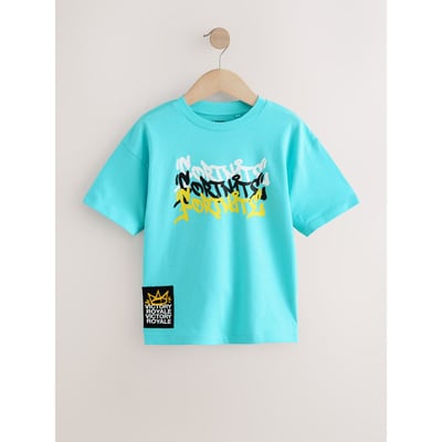 T-shirt manches courtes à imprimé fortnite NEXT