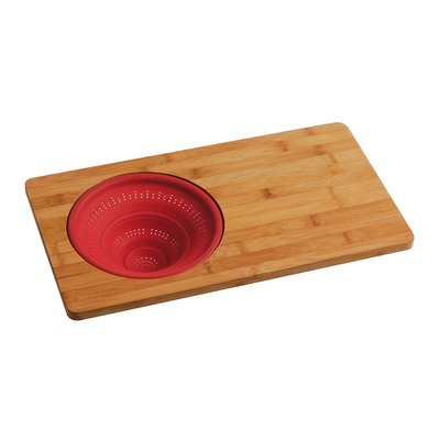 Collapsible Colander/Chopping Board in in Red SO'HOME