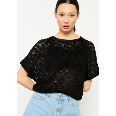 Pull en crochet à manches courtes LOLALIZA