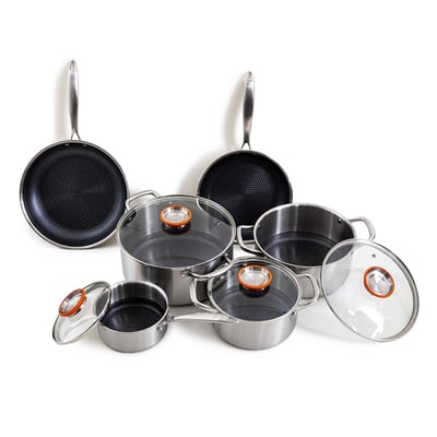 Set de 10 pièces triplex - "BlackSteel" LAGUIOLE CUISSON