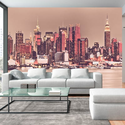 Papier peint intissé panoramique Ville et Architecture NY - Midtown Manhattan Skyline EDEN