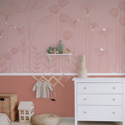 Papier peint panoramique Mélodie des plantes ACTE DECO