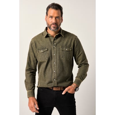 Chemise en jean coloré JP1880
