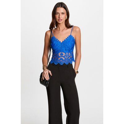 Crop top bretelles fines MORGAN