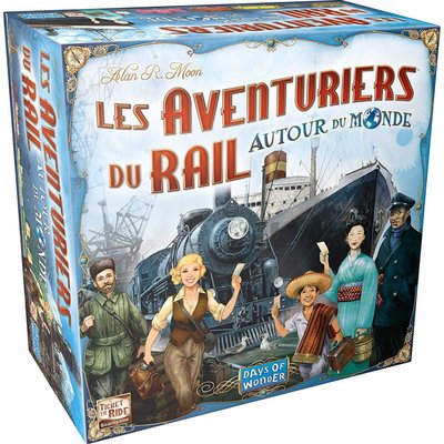 Les Aventuriers du Rail Autour Du Monde ASMODEE