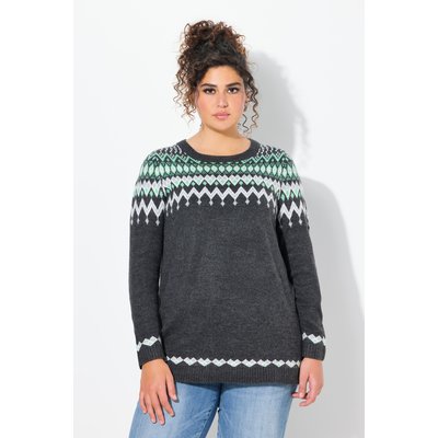 Pull norvégien à col rond et manches longues ULLA POPKEN