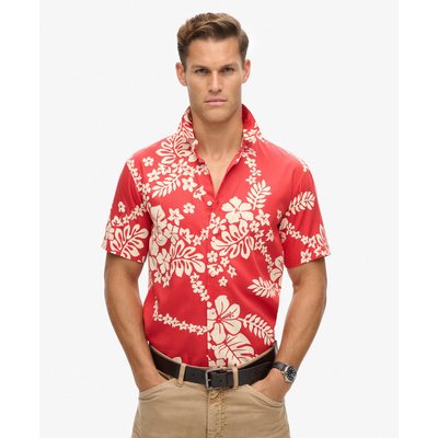 Chemise hawaienne rouge La Redoute