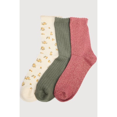 Lot de 3 paires chaussettes hautes BONOBO