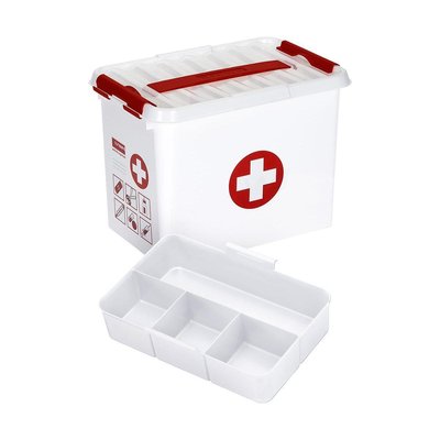 Boite à compartiments 1er Secours Q-line 9 litres JARDINDECO