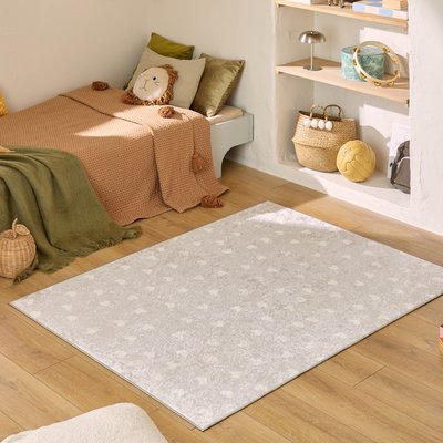 Tapis enfant lavable en machine, motif cœur HAPPY NAZAR RUGS