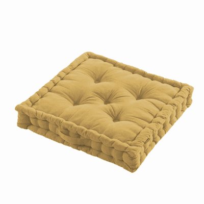 Coussin de sol uni gaze de coton INDIAN FLOWERS TODAY