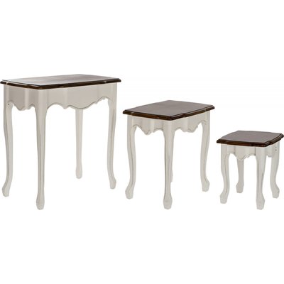Tables gigognes en bois (lot de 3) Tradicional RECOLLECTION
