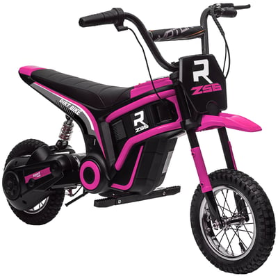 Moto électrique à conducteur assis PP Rose HOMCOM