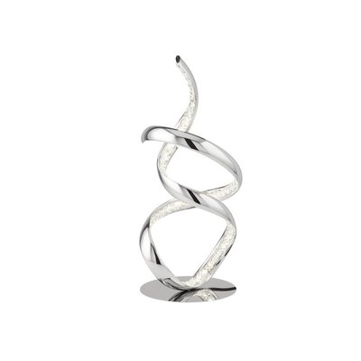 Lampe TWIRLS 1x13W LED Chromé Transparent BOUTICA-DESIGN