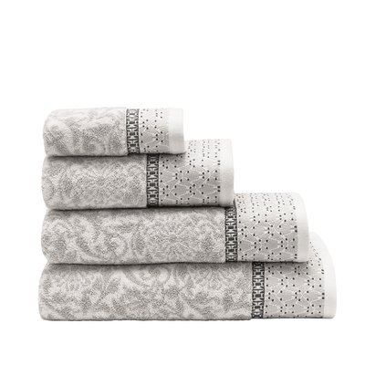 Serviette de bain 550 g/m², CHARME LE JACQUARD FRANCAIS