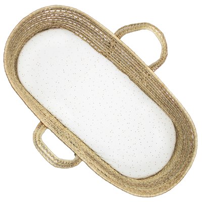 Drap housse couffin ovale en gaze de coton JEANNE SEVIRA KIDS