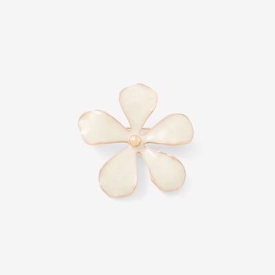 Broche Bala Booste Perles - Bijou Fantaisie Doré, Occasion, Métal