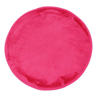 Tapis de salon rond extra-doux corail FLANELLE THE DECO FACTORY